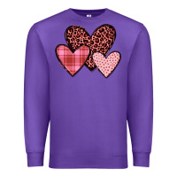Purple hearts Premium Sweatshirt - JahusDesignShop