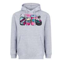 Heather Grey racing coffee cups Heavyweight Hoodie - JahusDesignShop