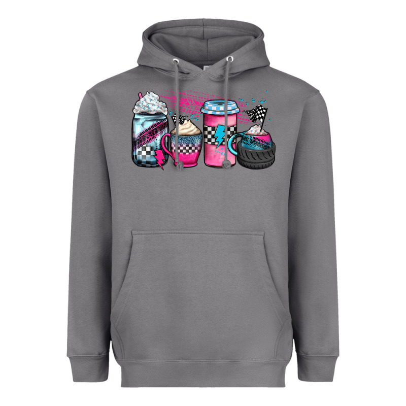 Racing Coffee Cups Heavyweight Hoodie by JahusDesignShop | Teevron