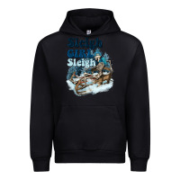 Black sleigh girl sleigh skeleton Urban Hoodie - NancyCooperArtShop