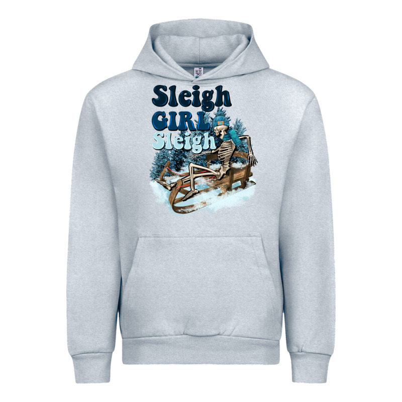 Sleigh Girl Sleigh Skeleton Urban Hoodie by NancyCooperArtShop | Teevron