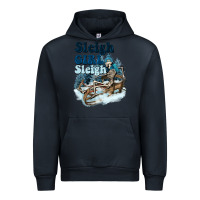 Navy sleigh girl sleigh skeleton Urban Hoodie - NancyCooperArtShop
