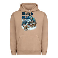 Pigment Burro sleigh girl sleigh skeleton Urban Hoodie - NancyCooperArtShop