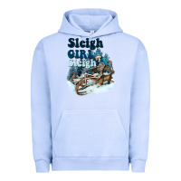 Pigment Grape Ice sleigh girl sleigh skeleton Urban Hoodie - NancyCooperArtShop