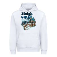 White sleigh girl sleigh skeleton Urban Hoodie - NancyCooperArtShop