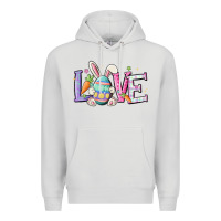 Dove Grey love easter Premium Hoodie - MaliasSmallBusiness