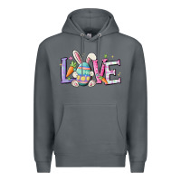 Rock love easter Premium Hoodie - MaliasSmallBusiness