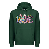 Sports Green love easter Premium Hoodie - MaliasSmallBusiness