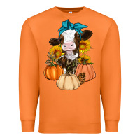 Carrot Cow Fall Pumpkin Premium Sweatshirt - Artiststas
