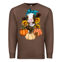 Chestnut Cow Fall Pumpkin Premium Sweatshirt - Artiststas