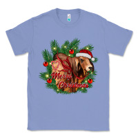 Colony Blue merry Christmas brahman bull Classic Tee - RanaPortraitStore