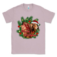 Lilac merry Christmas brahman bull Classic Tee - RanaPortraitStore