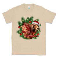 Mushroom merry Christmas brahman bull Classic Tee - RanaPortraitStore
