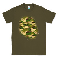Army Green camouflage patch 3 Classic Tee - BundleAndBundleShop