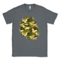 Charcoal Heather camouflage patch 3 Classic Tee - BundleAndBundleShop
