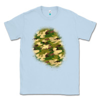 Dusty Blue camouflage patch 3 Classic Tee - BundleAndBundleShop