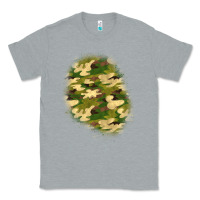 Heather Grey camouflage patch 3 Classic Tee - BundleAndBundleShop