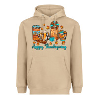 Mushroom happy thanksgiving coffee Heavyweight Hoodie - JahusDesignShop