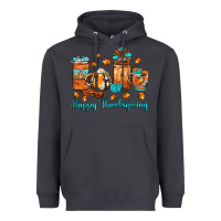 Smoke happy thanksgiving coffee Heavyweight Hoodie - JahusDesignShop