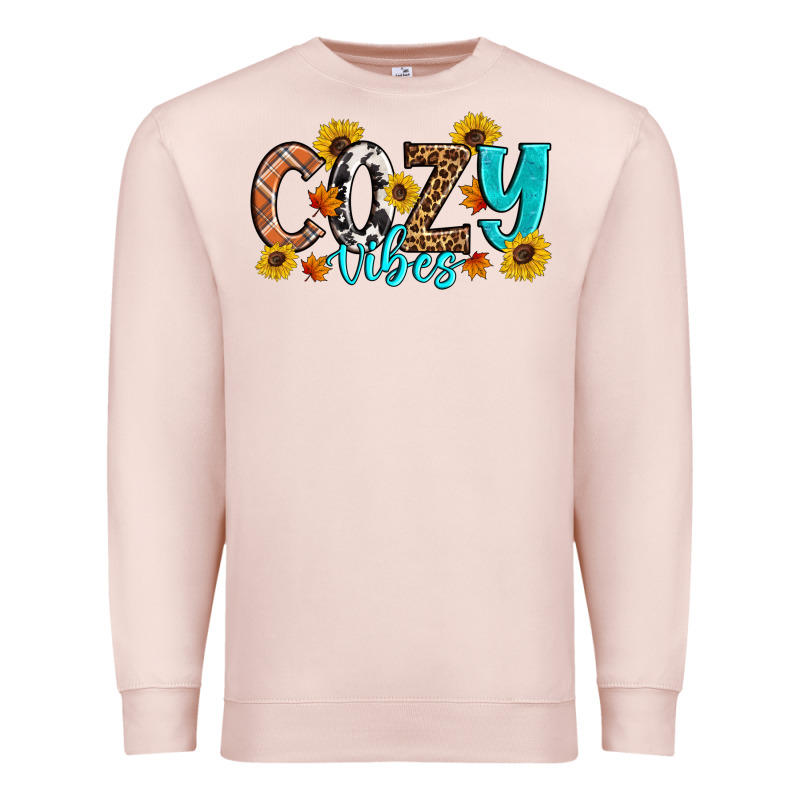 Cozy Vibes Fall Sunflowers Premium Sweatshirt by Artiststas | Teevron