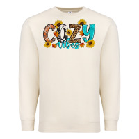 Sandshell Cozy Vibes Fall Sunflowers Premium Sweatshirt - Artiststas