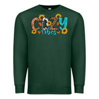 Sports Green Cozy Vibes Fall Sunflowers Premium Sweatshirt - Artiststas