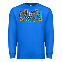 True Royal Cozy Vibes Fall Sunflowers Premium Sweatshirt - Artiststas