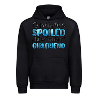 Black somebodys spoiled blue collar girlfriend Urban Hoodie - MaliasSmallBusiness
