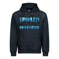 Navy somebodys spoiled blue collar girlfriend Urban Hoodie - MaliasSmallBusiness