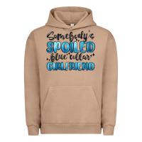 Pigment Burro somebodys spoiled blue collar girlfriend Urban Hoodie - MaliasSmallBusiness