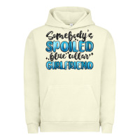 Pigment Pistachio somebodys spoiled blue collar girlfriend Urban Hoodie - MaliasSmallBusiness