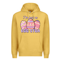 Antique Gold i'm just so egg stra Premium Hoodie - MaliasSmallBusiness