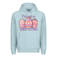 Blue Mist i'm just so egg stra Premium Hoodie - MaliasSmallBusiness