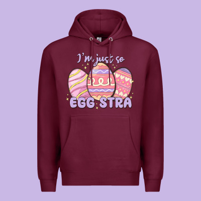 I'm Just So Egg Stra Premium Hoodie Designed By Maliassmallbusiness