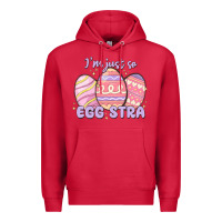 Cardinal i'm just so egg stra Premium Hoodie - MaliasSmallBusiness