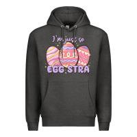 Charcoal Heather i'm just so egg stra Premium Hoodie - MaliasSmallBusiness
