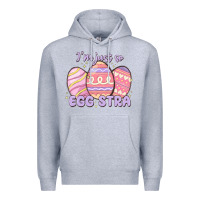 Heather Grey i'm just so egg stra Premium Hoodie - MaliasSmallBusiness