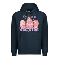 Navy i'm just so egg stra Premium Hoodie - MaliasSmallBusiness