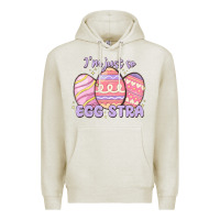 Oatmeal Heather i'm just so egg stra Premium Hoodie - MaliasSmallBusiness