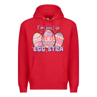 Red i'm just so egg stra Premium Hoodie - MaliasSmallBusiness