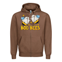Chestnut Boo Bees Zipper Hoodie - texasbilliewilder