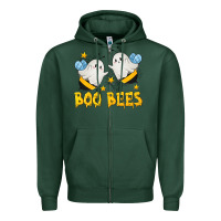 Sports Green Boo Bees Zipper Hoodie - texasbilliewilder