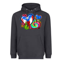 Smoke western leopard puerto rico   hearts Heavyweight Hoodie - AdoDesignShop