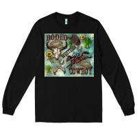 Black country western Long Sleeve Tee - Zillion Design Studio
