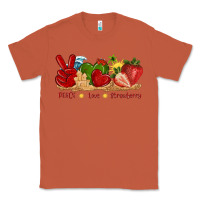 Copper peace love strawberry with summer Classic Tee - texasbilliewilder