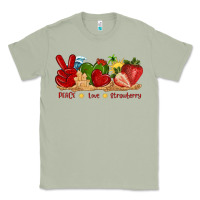 Matcha peace love strawberry with summer Classic Tee - texasbilliewilder