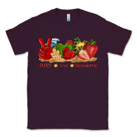 Plum peace love strawberry with summer Classic Tee - texasbilliewilder