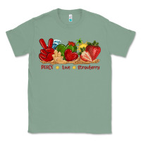 Sage peace love strawberry with summer Classic Tee - texasbilliewilder