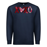 Navy xoxo Premium Sweatshirt - JahusDesignShop
