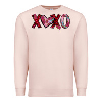 Pale Pink xoxo Premium Sweatshirt - JahusDesignShop